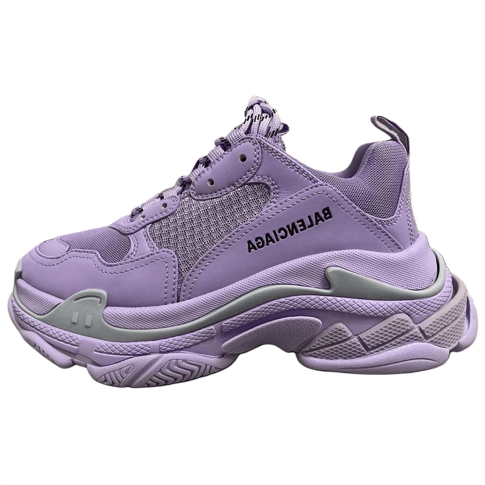 Balenciaga Chunky Sneakers Women's Low-Top Purple