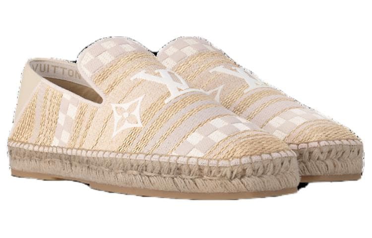 LOUIS VUITTON Bidart Espadrille Shoes 'Beige Yellow' 4