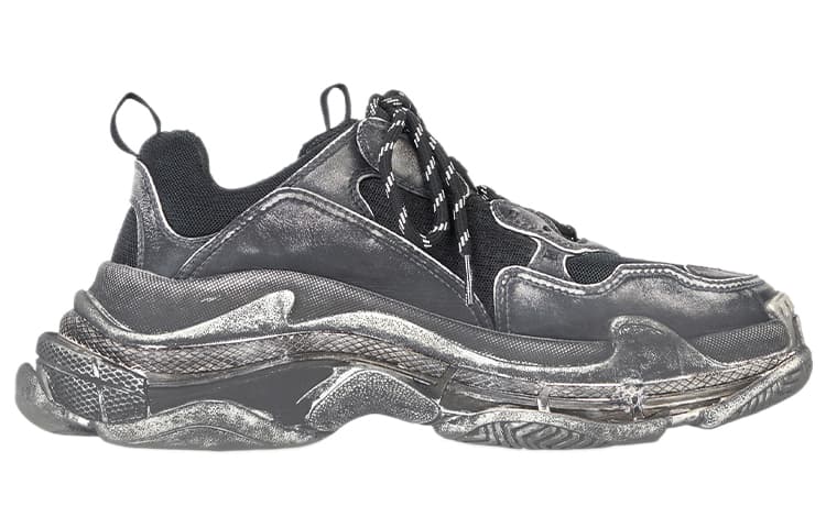 Balenciaga Triple S Faded Black 4