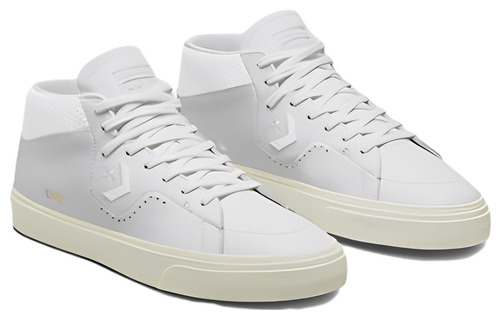 Louie Lopez Pro Converse Mid 'Mono Leather White Egret' 6