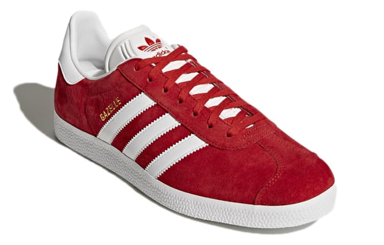 Adidas Originals Gazelle Scarlet/White/Gold Metallic 6