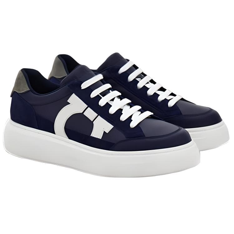 Ferragamo Gancini Leather Sneakers 5