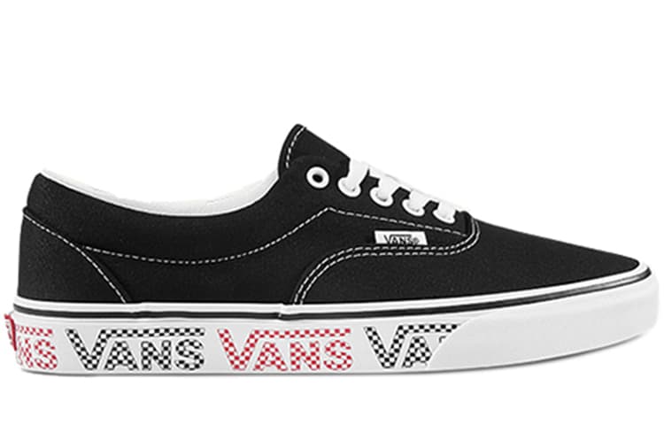 Vans The Era Checker Logo Black 4