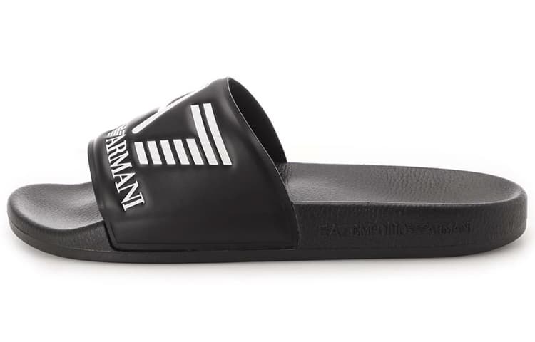 Ea7 EMPORIO ARMANI Logo Embossed Slides