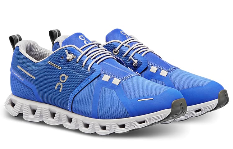 On Waterproof Durable Breathable Low-Top Casual Shoes Women's Blue Gray 6