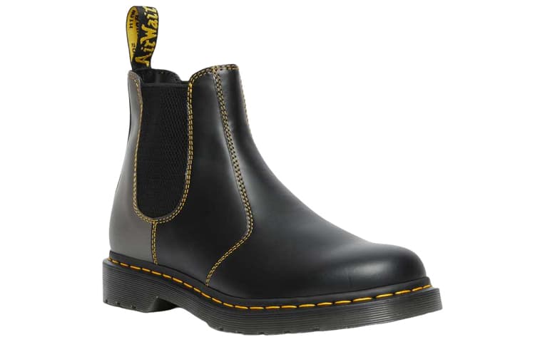 Dr.Martens 2976 Smooth Clash Leather Chelsea Boots 'Black' 3