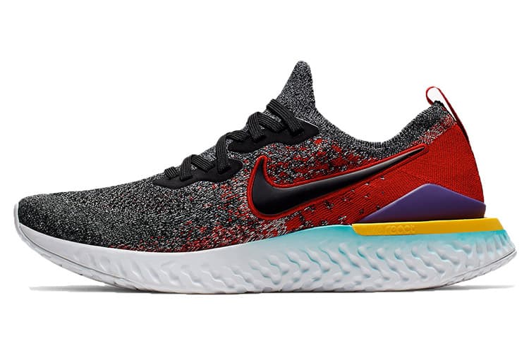 Nike Epic React Flyknit 2 'Black University Red' 2