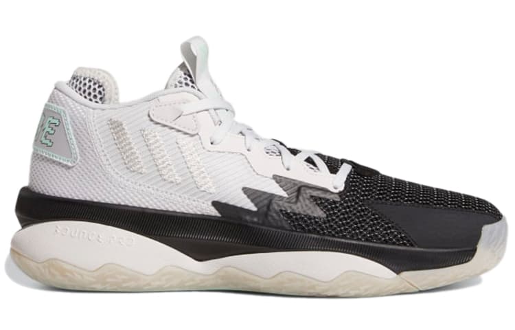 Adidas Dame 8 Grey Black 4