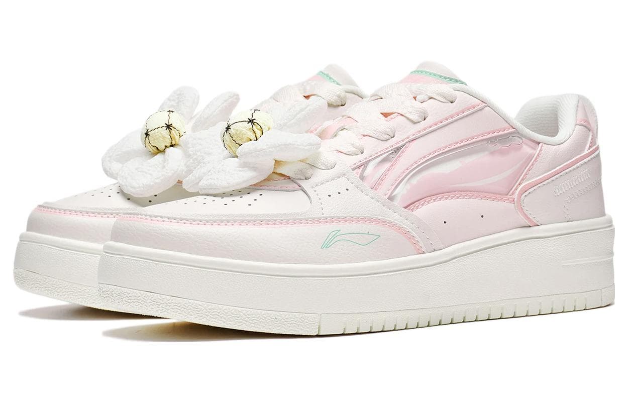 LINING X Disney Skate Shoes 'Pink White' Women's 6