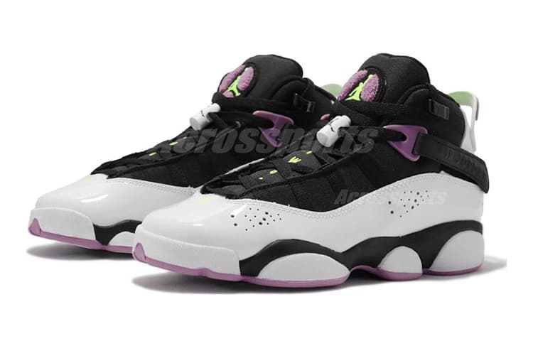 Jordan 6 Rings White Light Purple GS 5