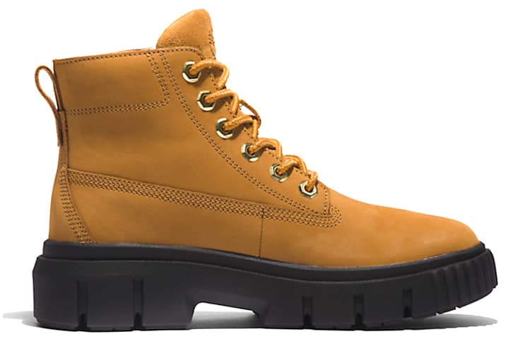 Timberland Greyfield Lace-Up Short Outdoor Boots Women's Brown Black 3