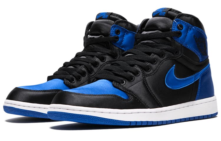 JORDAN 1 Retro High Satin Royal Numbered 4