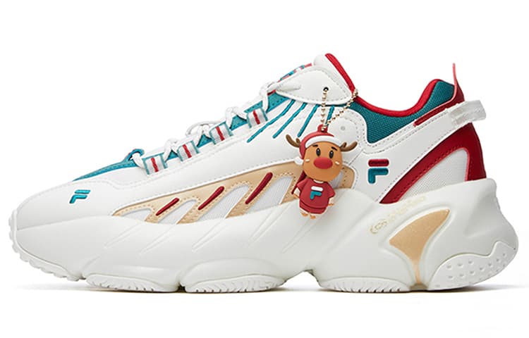 FILA Ade Xms Low White/Green/Red 2
