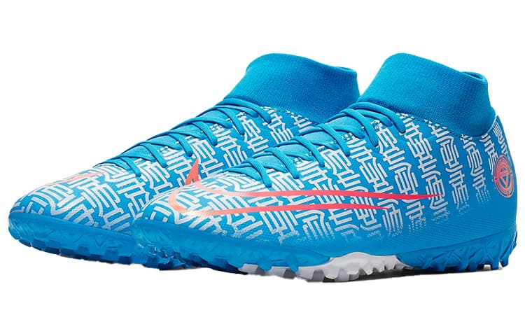 Nike Mercurial Superfly 7 CR7 Tf Turf 'Blue Pink' 5