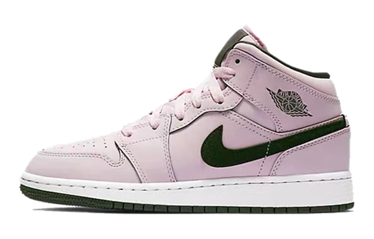 Jordan 1 Mid Pink Foam GS 2