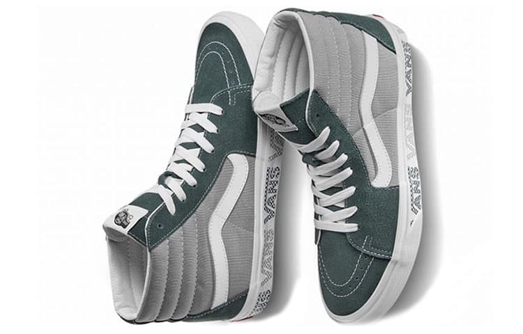 Vans Sk8 Hi Grey Green 6
