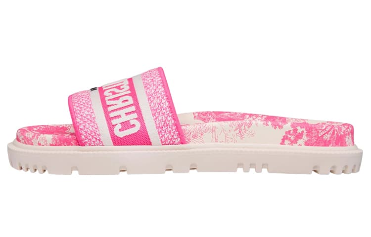 DIOR Dway Slip Resistant Slide Slippers Women's Bright Pink