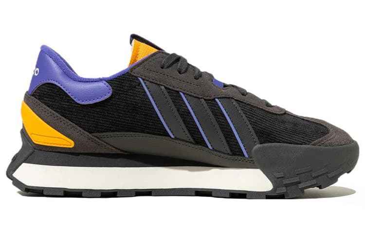 adidas neo Futro Mixr Black Yellow Purple 3