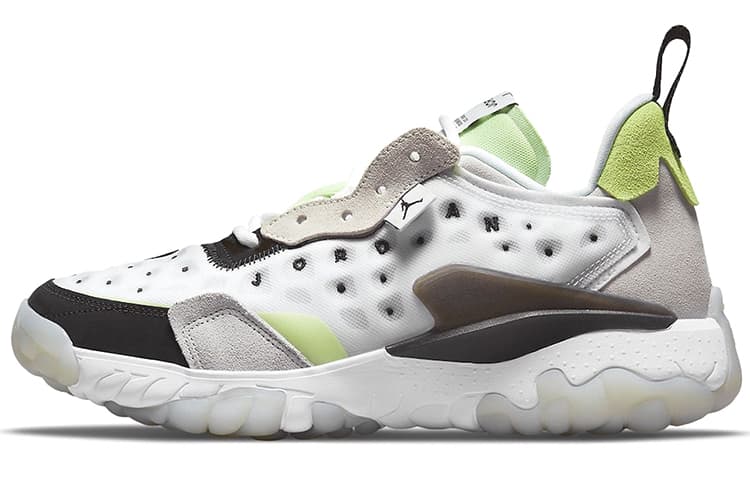 JORDAN Delta 2 White Black Barely Volt