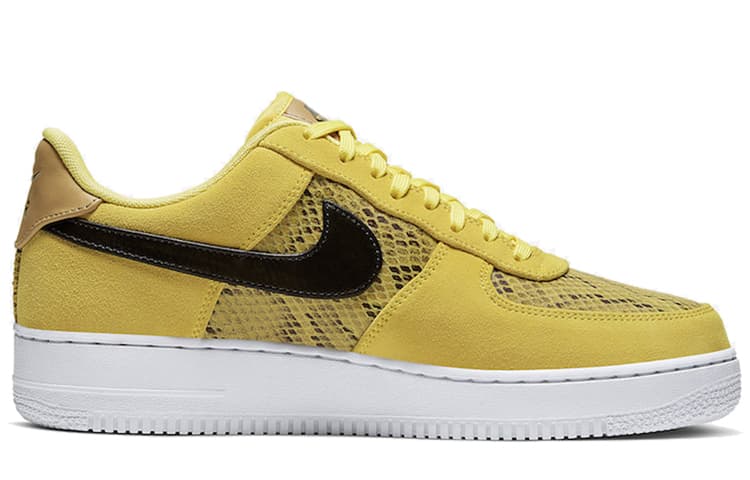 Nike Air Force 1 Low Yellow Snakeskin 4