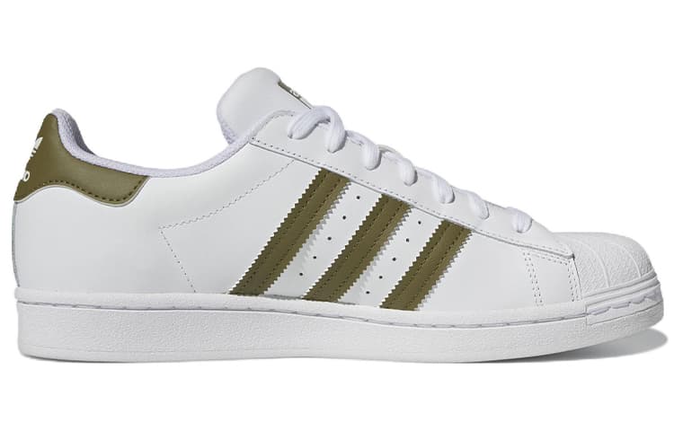 Adidas Originals Superstar 'White Focus Olive' 4