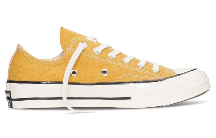Converse Chuck Taylor All Star 1970s Low Top Canvas Shoes Unisex Yellow 3
