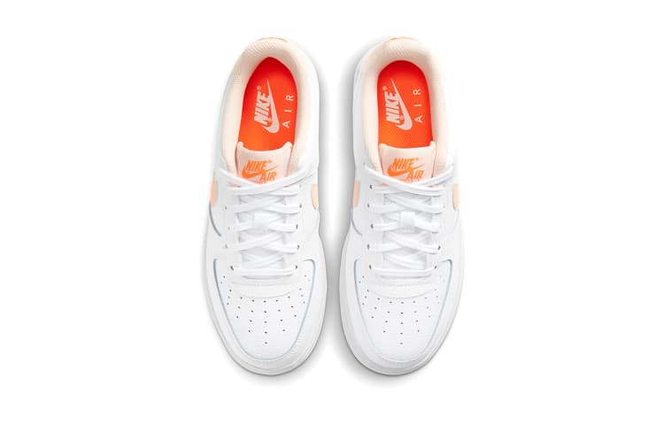 Nike Air Force 1 Low White Hyper Crimson GS 6