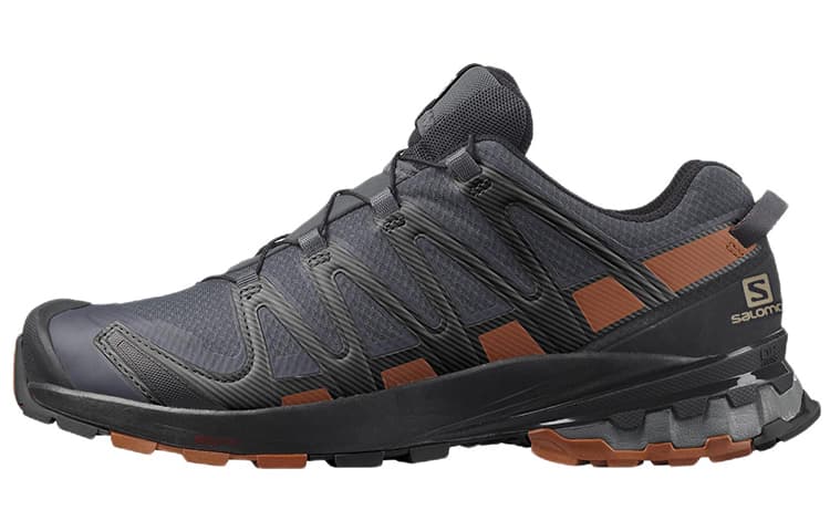 SALOMON XA Pro 3D V8 Durable Breathable Support Low-Top Trail Running Running Shoes Men's Black Gray Color