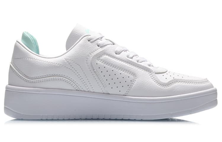 LiNing Street Gamer Anti-Slip Wear-Resistant Lightweight Breathable Low-Top Skateboard Shoes Women's White 2