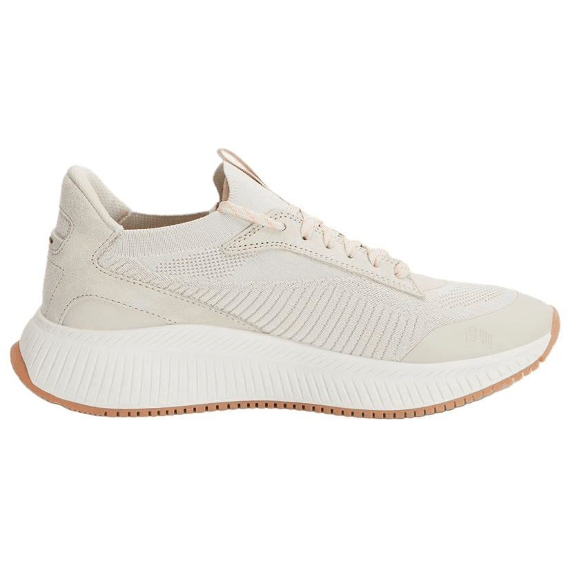 HUGO BOSS Round Toe Emblem Low-Top Casual Shoes Men's White 3