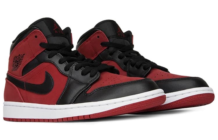 JORDAN 1 Mid Gym Red Black 6
