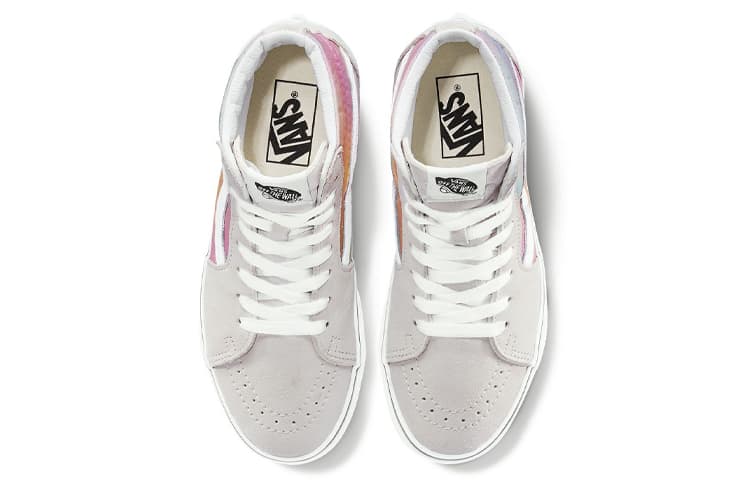 Vans SK8 HI Grey 'Gray Pink Blue' Women's 6