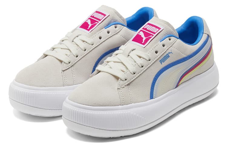PUMA Suede Mayu Triplex Tech 'Creamwhite Blue Red' Women's 6