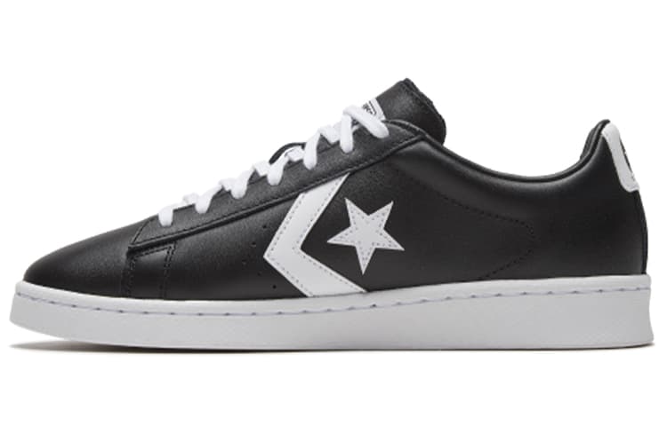 Converse Pro Leather Black White 2