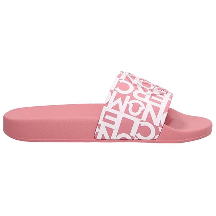 Moncler Book Of Print Flat Slide Sandals Women's Pink 4