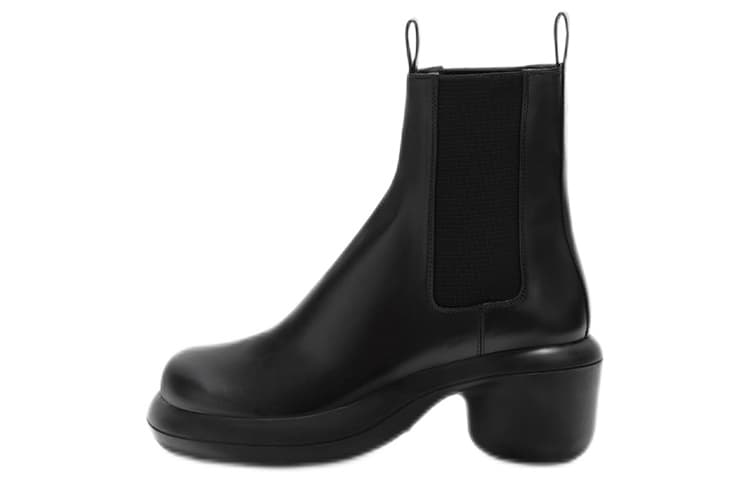 JIL SANDER Elasticated-panel Leather Boots