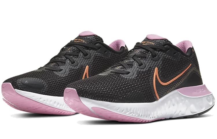 Nike Renew Run Black White Pink Women's 5
