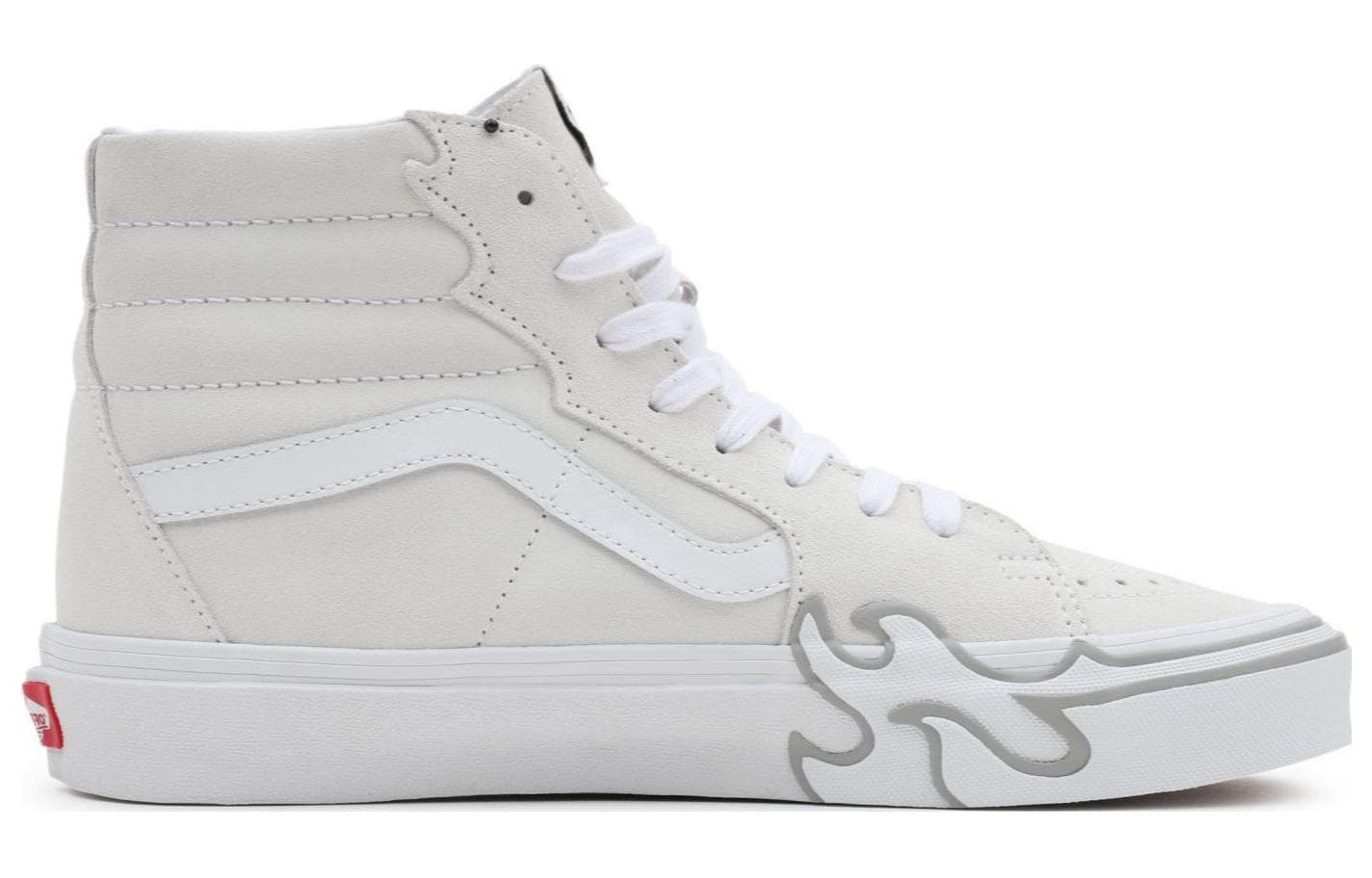 Vans Sk8 Hi 'Flame   White' 4