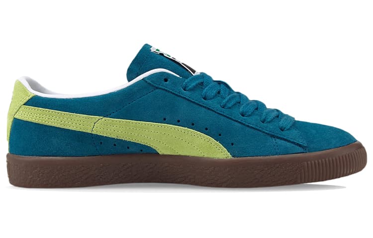 PUMA Unisex Suede Vtg Sneakers Blue/Green 4