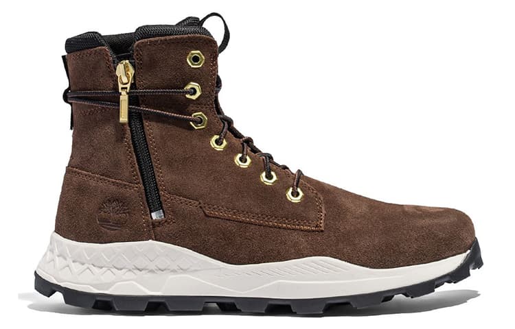 Timberland Brooklyn Side Zip Boot 'Brown Nubuck' 4