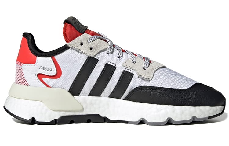 Adidas Originals Nite Jogger White Black Red 3