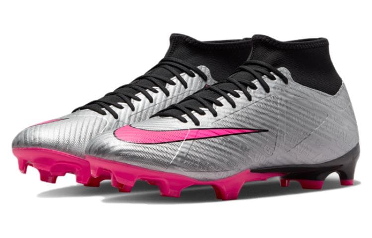 Nike Mercurial Superfly 9 Acad 25 FG/MG 'Metallic Silver Hyper Pink' 5