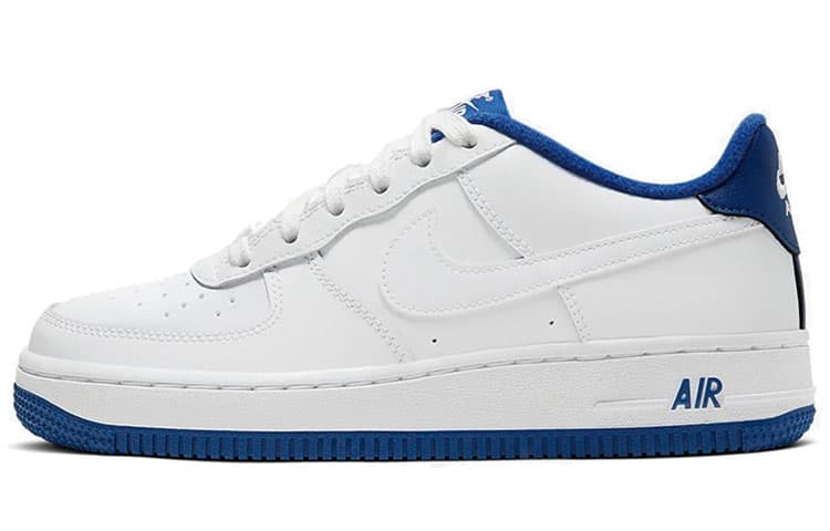 Nike Air Force 1 Low White Deep Royal Blue GS 2