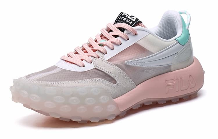 FILA Gara Low Shell Pink White Women's 4