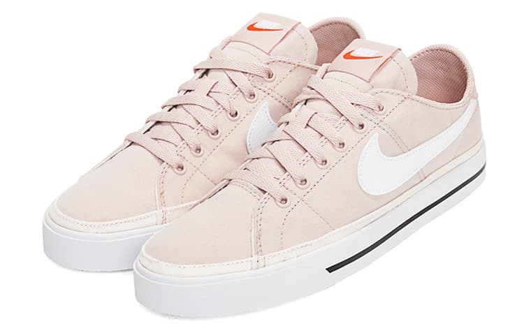 Nike Court Legacy Canvas Skate Shoes Pink/White Women's 6