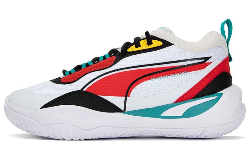 PUMA Playmaker 'White Red Black' 2