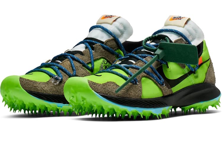 Nike Zoom Terra Kiger 5 OFF WHITE Electric Green Women's 6