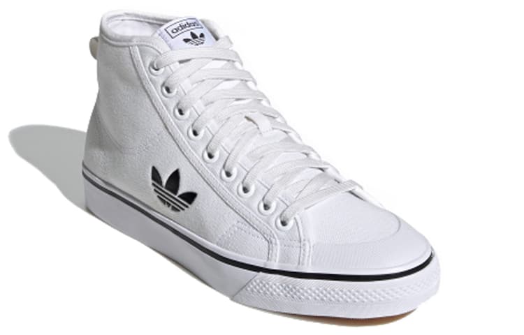 Adidas Originals Nizza Hi Cloud White Black 3