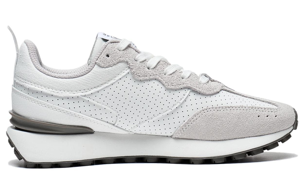 LiNing Fangyuan Classic Anti-Slip Wear-Resistant Low-Top Sports Casual Shoes Women's Champagne White 4