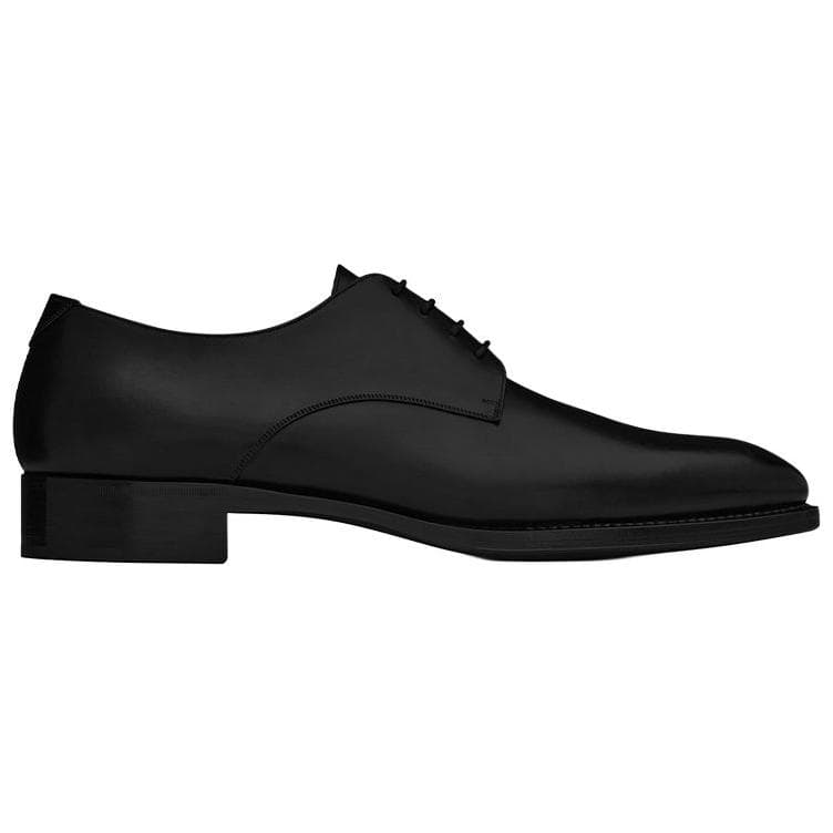 SAINT LAURENT Round Toe Classic Derby Shoes 3